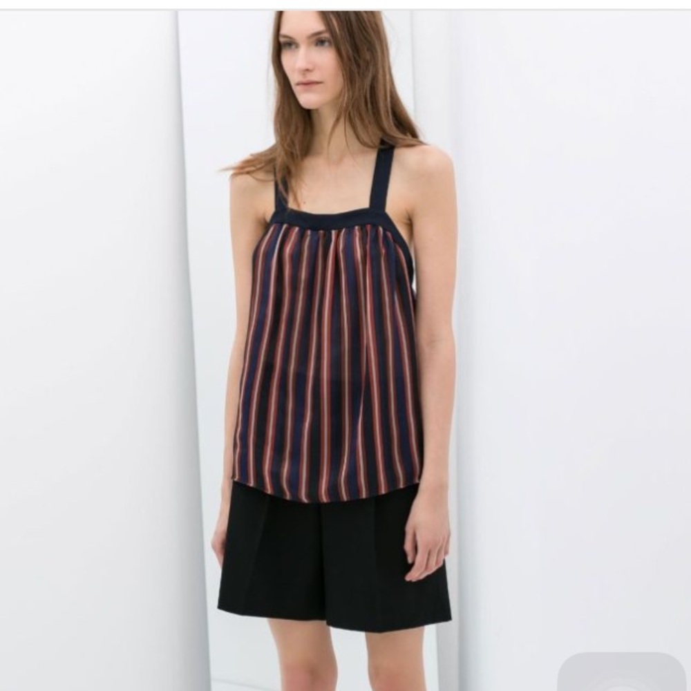 Zara chiffon top NWOT